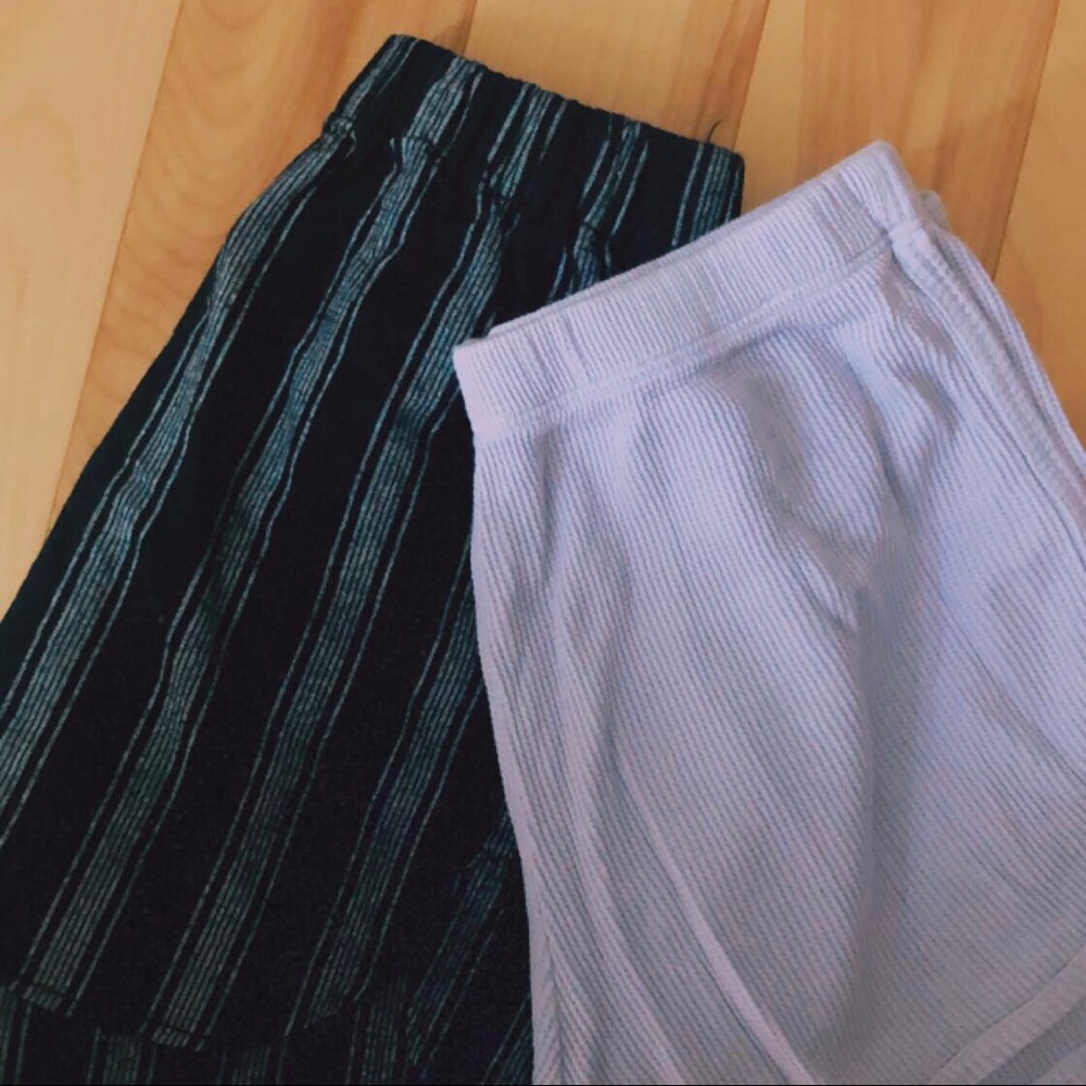 brandy melville shorts set (2 pairs!!!!!!)